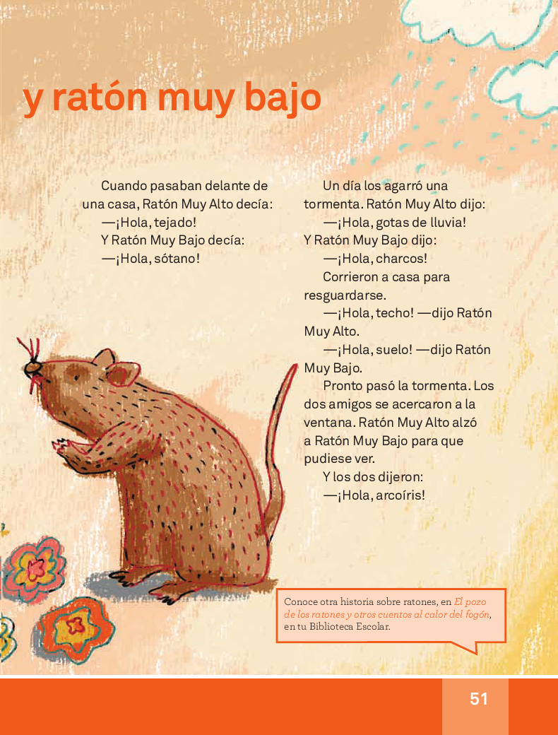 Ratón muy alto y ratón muy bajo - Español Lecturas 3ro 2014-2015