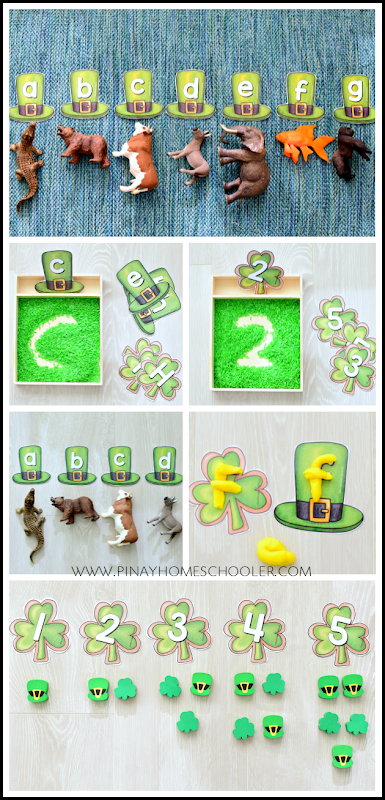 St. Patrick's Day Letter and Number Cards
