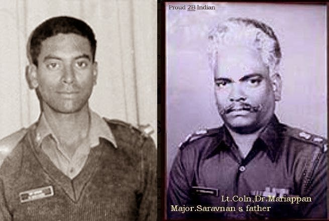 Major Mariappan Saravanan — Indian Kargil War Hero | Proud 2B Indian - Blog