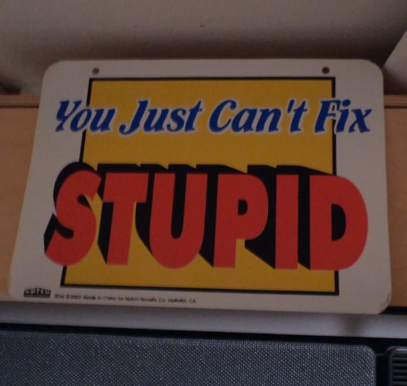 eSheep Designs You Just Can't Fix Stupid