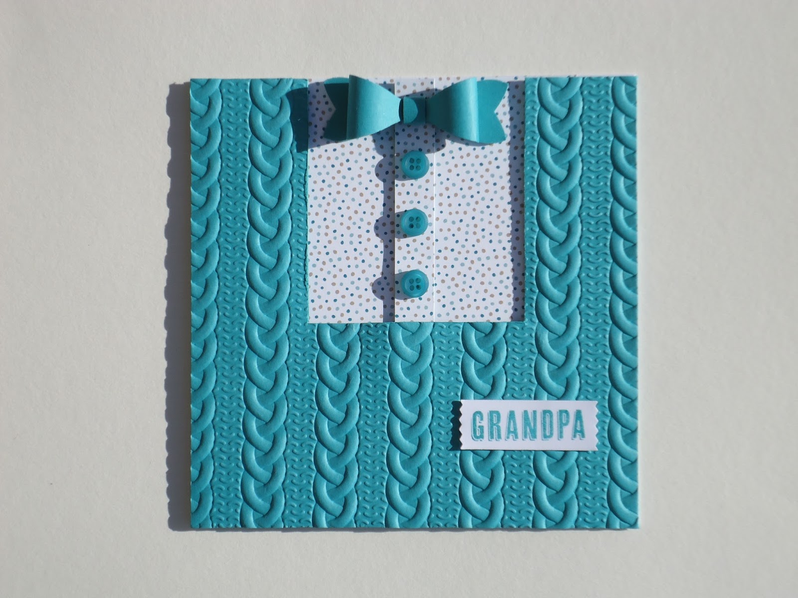 Eve Marie Makes STAMPIN' UP! CABLE KNIT EMBOSSING FOLDER