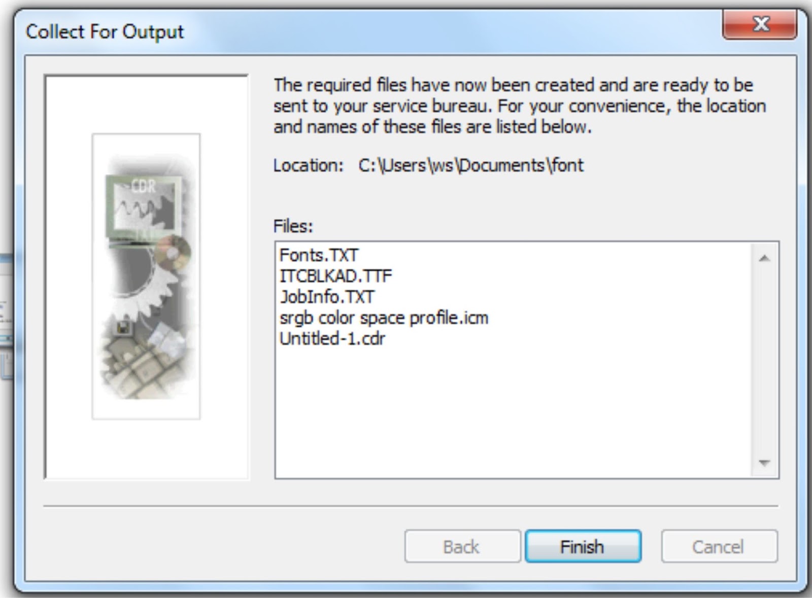 восстановить файл корел
