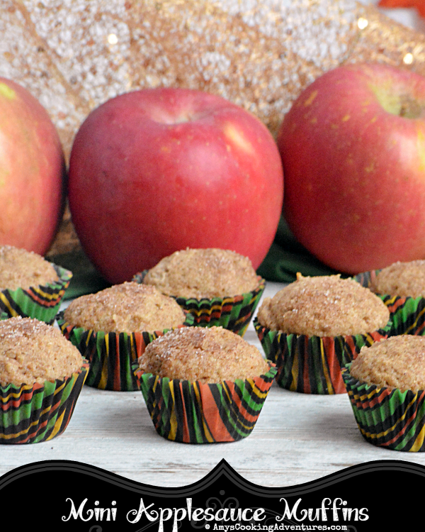 Mini Applesauce Muffins
