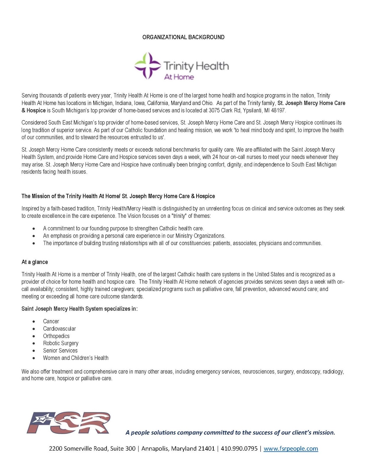 Home Care Clinical Manager Job Description