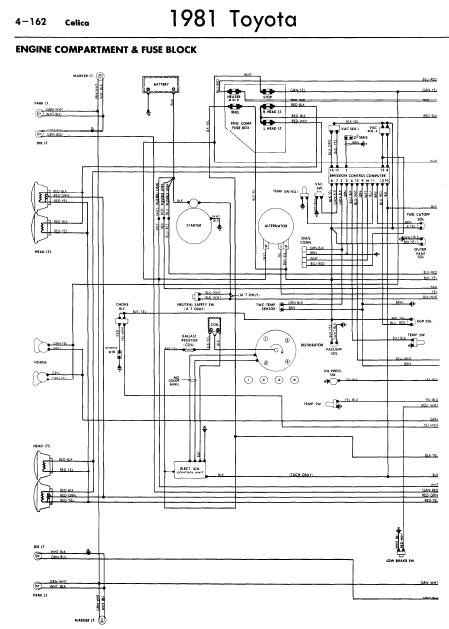 1981 Toyota wiring diagram