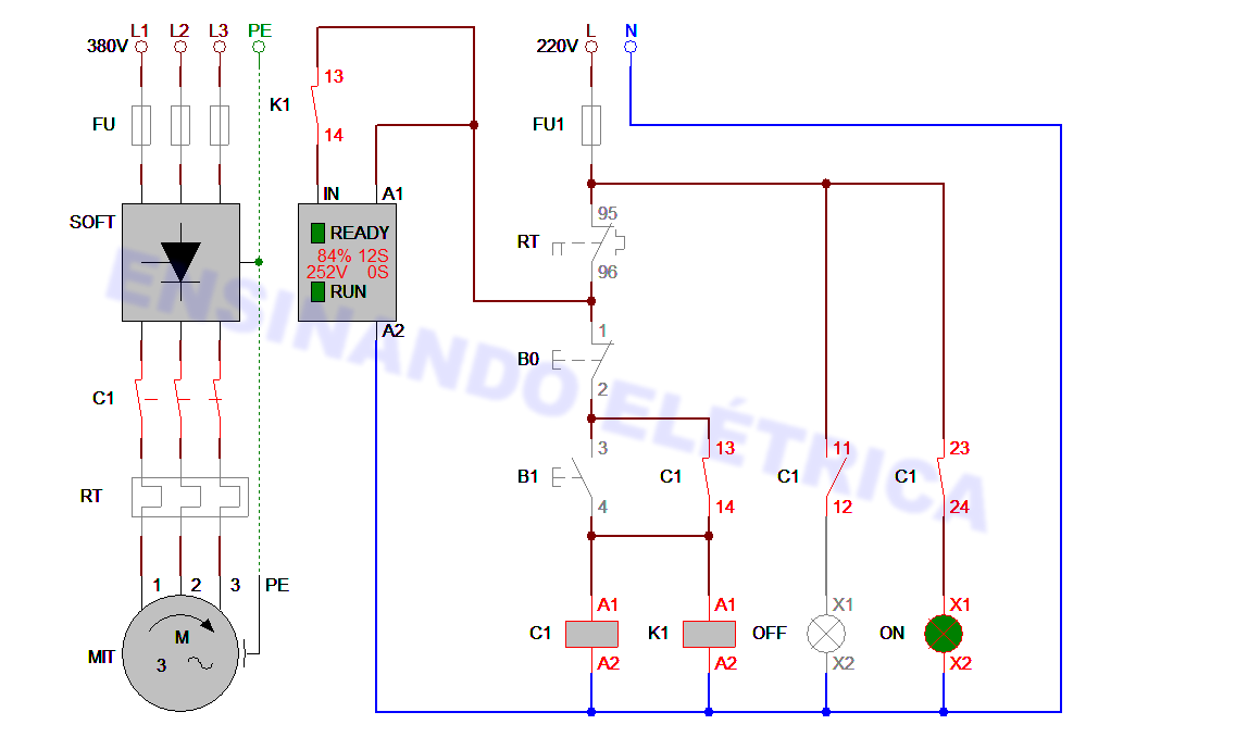 Como simular com o SoftStarter no CADe SIMU 3.0 Ensinando Elétrica