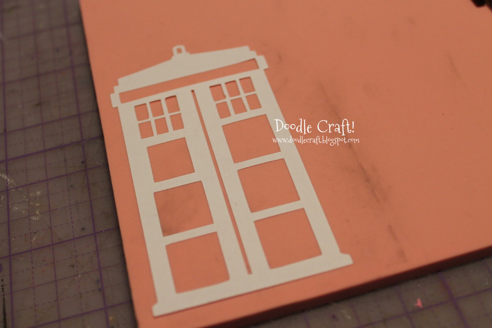 doodlecraft custom rubber stamps my tardis