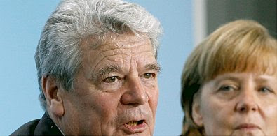 Joachim Gauck and Angela Merkel