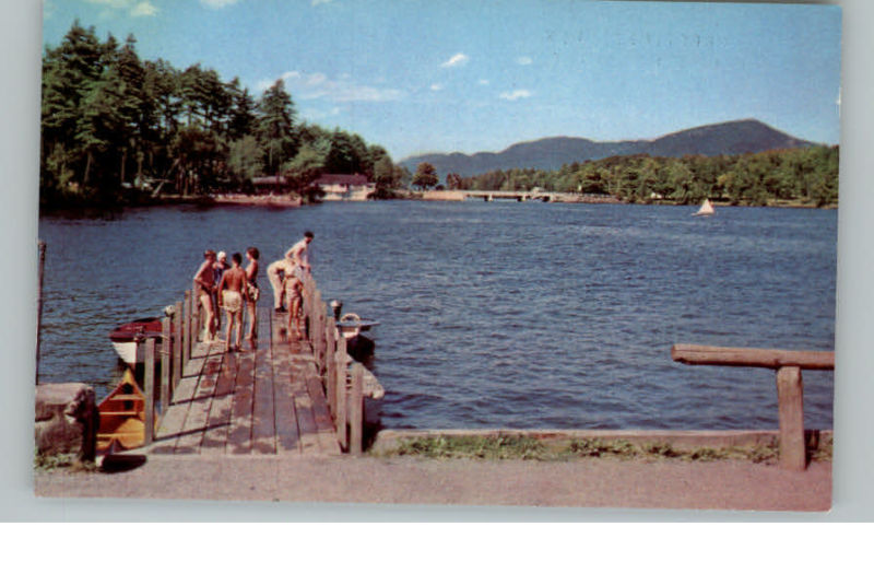 Old Pictures of Columbia County NY Swimmng at Queechy Lake, Canaan NY