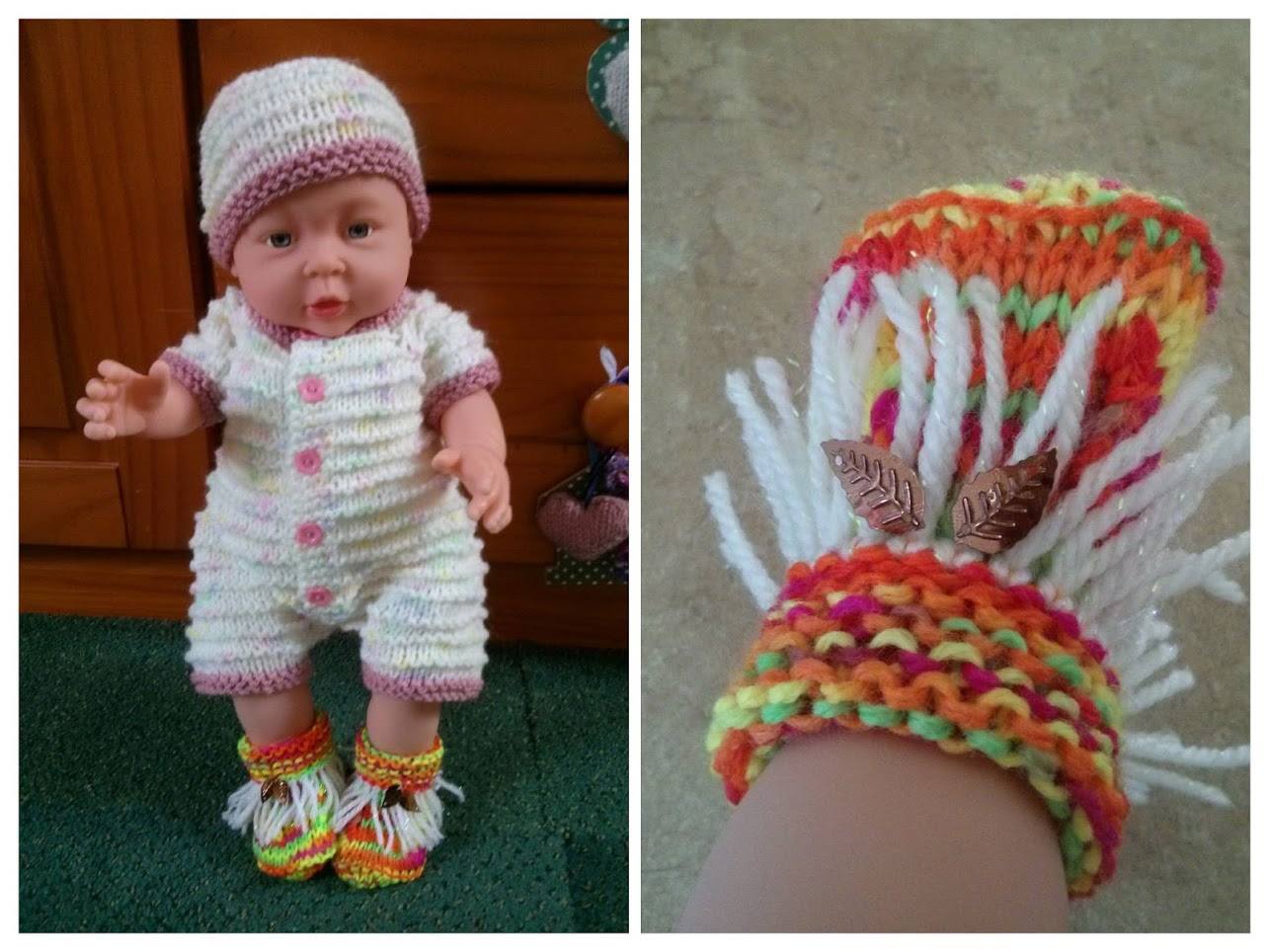 knitted moccasins