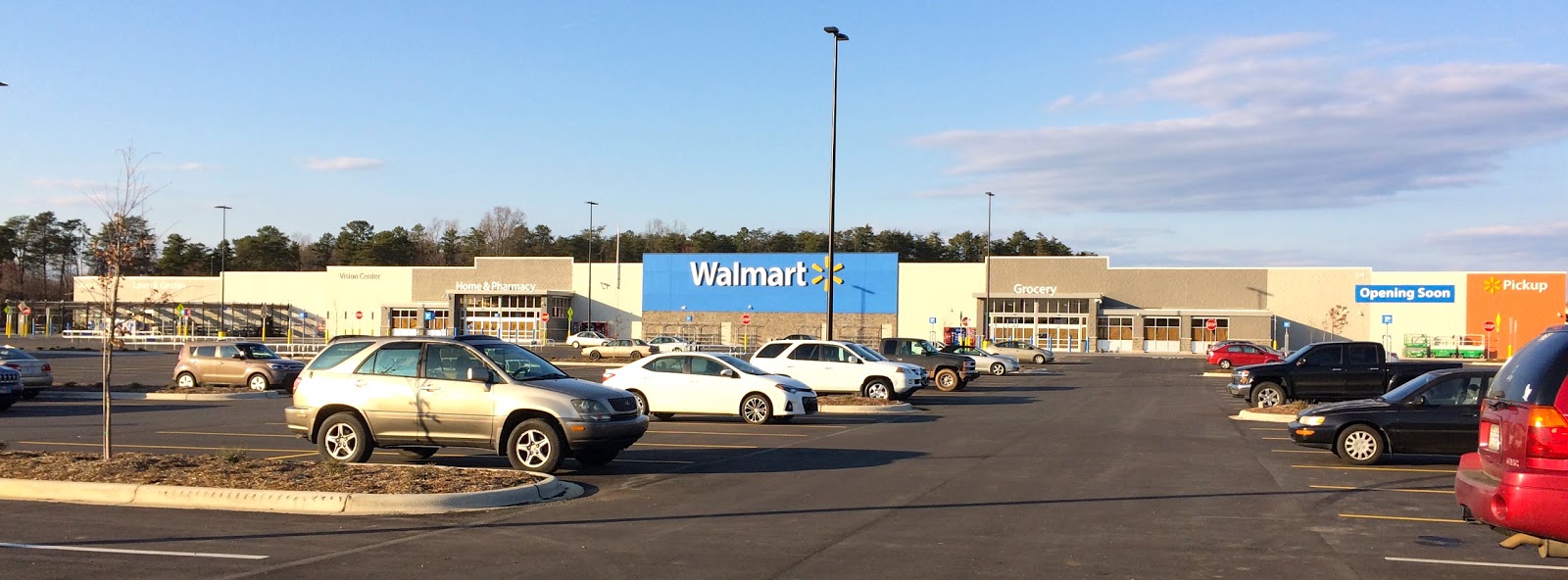Grand Opening of Walmart in King, NC Blue Skies for Me Please