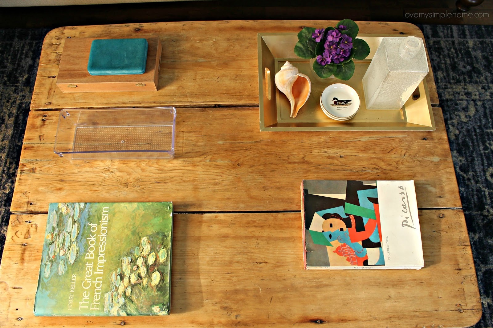 How to style a coffee table in 4 easy steps Love My Simple Home