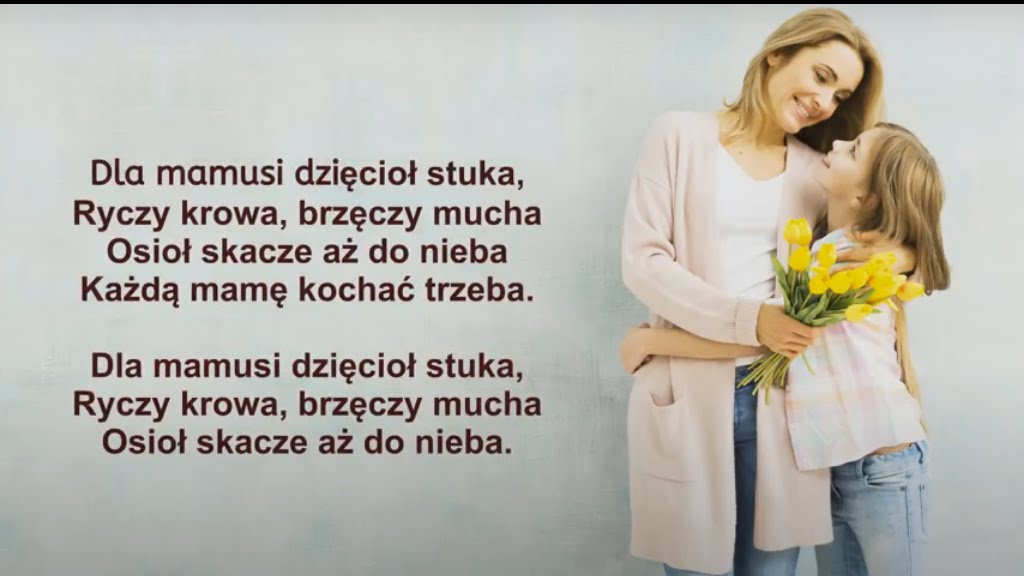 Jesteś Mamo Skarbem Mym Tekst Piosenki Świetlica : 15 maja Dzień Polskiej Niezapominajki