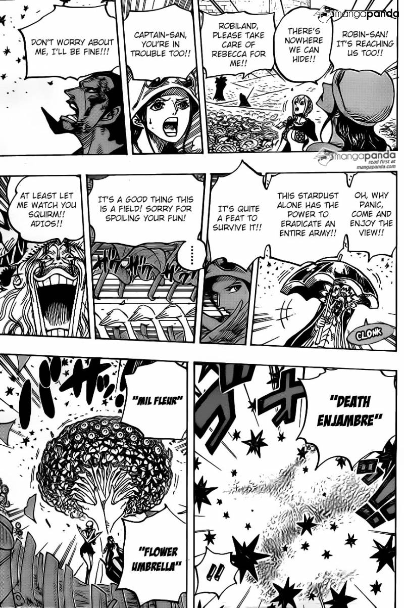 One Piece Ch 776: The Coliseum Hero