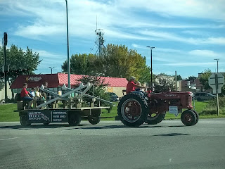 tractor from Madison County's Bridge Festival parade, Iowa