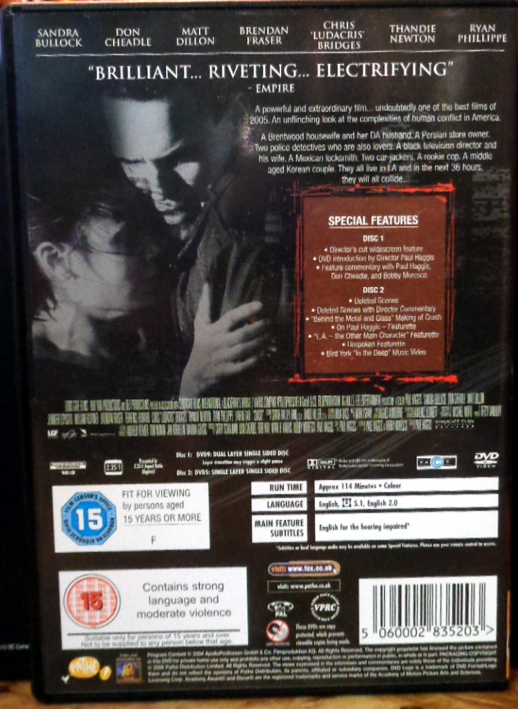 Movies on DVD and Bluray Crash (2004)