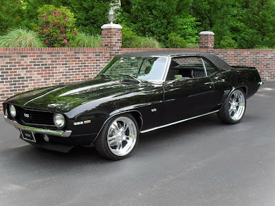 Black 1969 Chevy Camaro