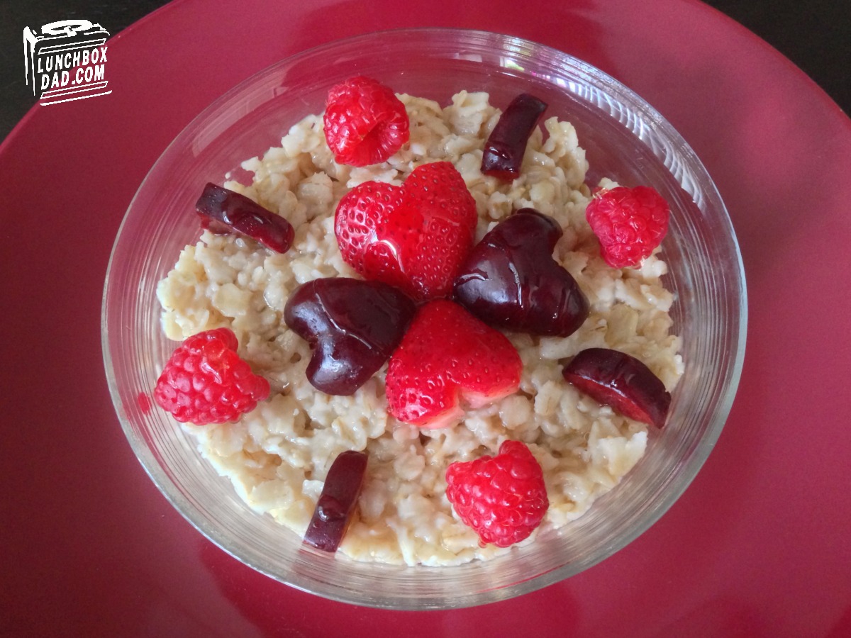 Lunchbox Dad Quaker Kid Friendly Oatmeal Recipe A Bowl of Oatmeal Love