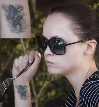 christina ricci tattoos