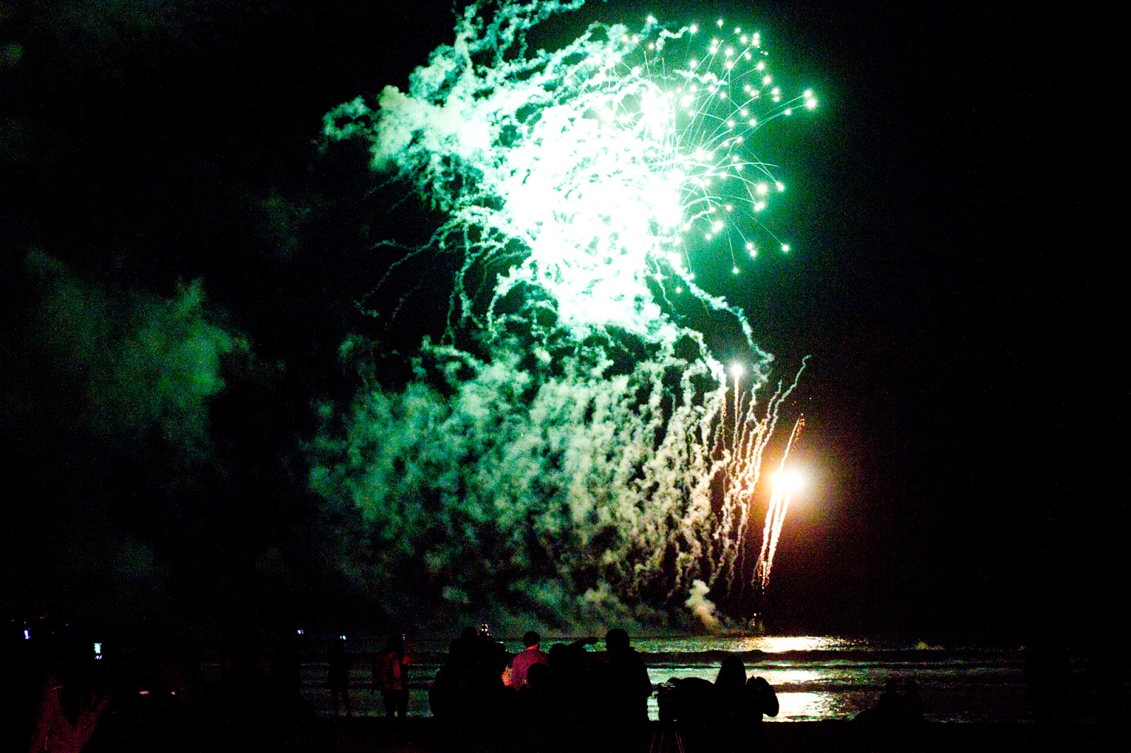 La Serena y Coquimbo recibieron el 2015 con espectacular show de fuegos