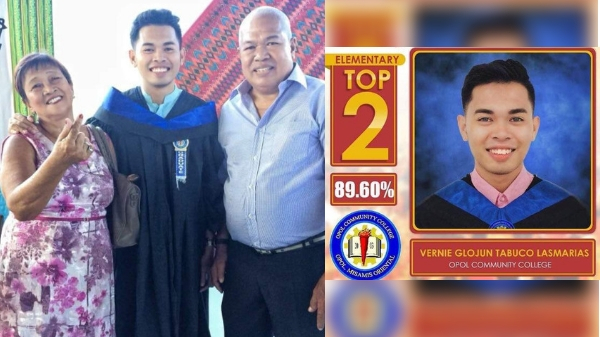 September 2018 LET topnotcher offers success to couple who adopted him