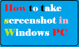 how to take screenshot in windows pc@myteachworld.com