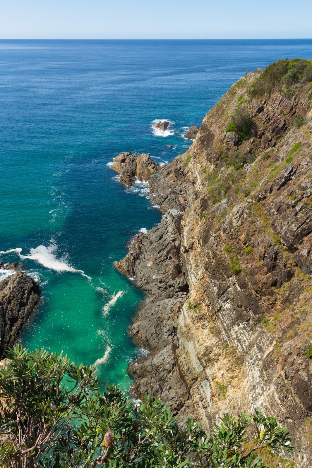 Cliffs in Forster Australia