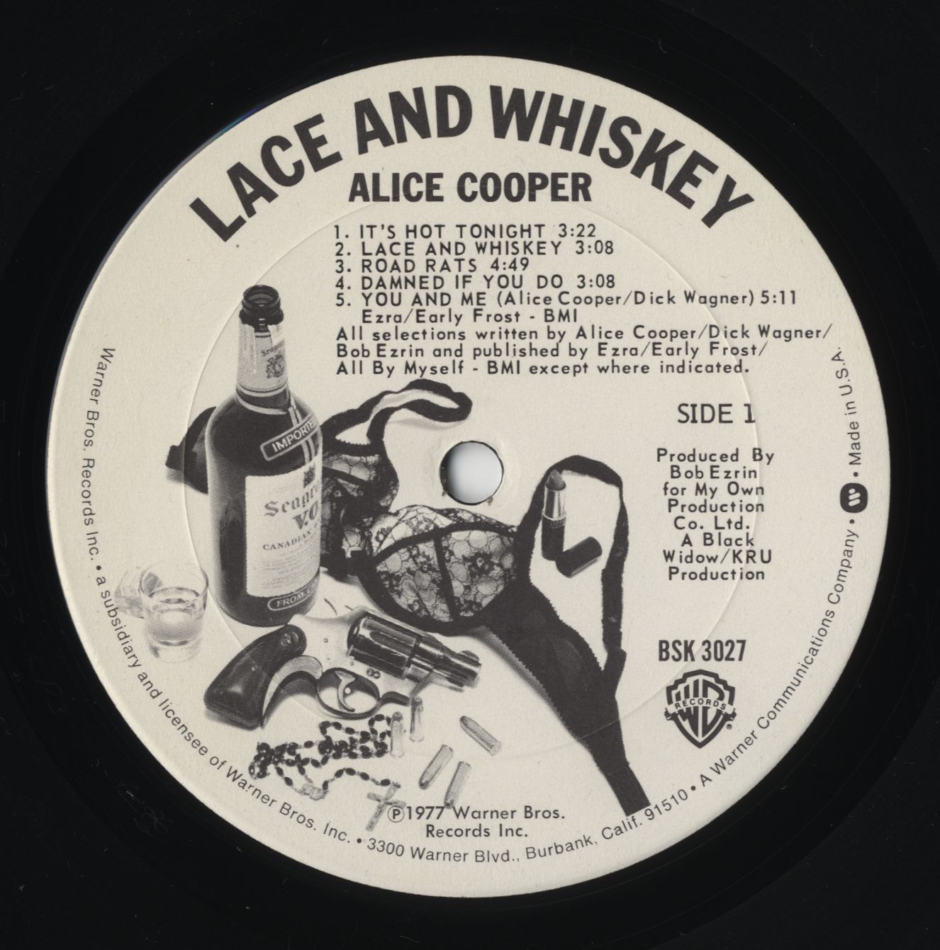 Alice Cooper 1977 Lace And Whiskey