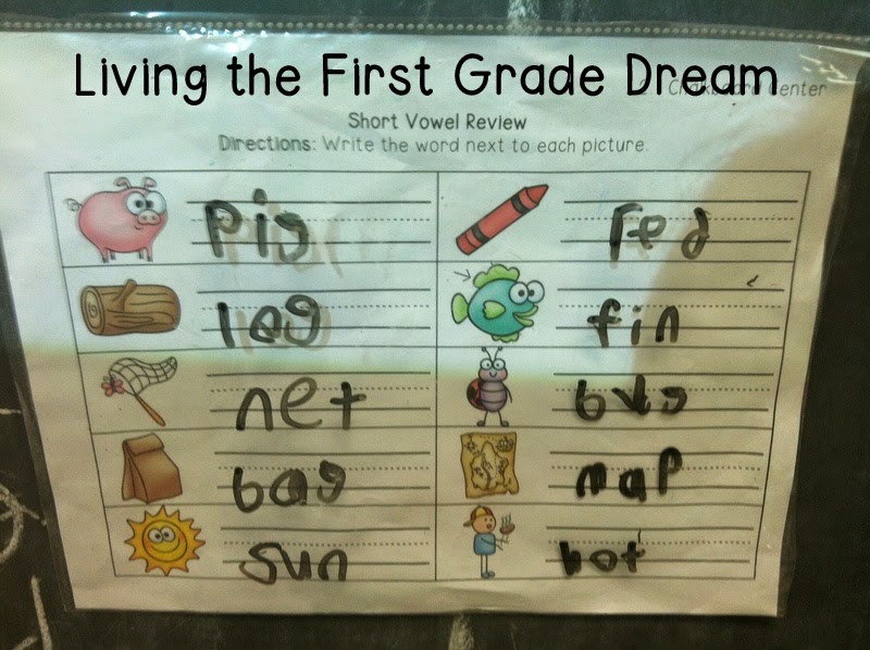 Living the First Grade Dream: Reading Centers