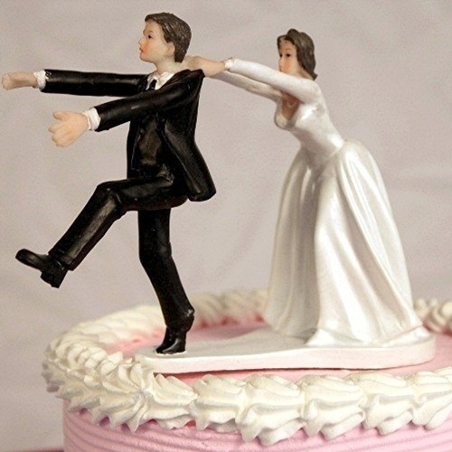 Two Square Root of Three (weddingBlog): Funny Cake Toppers