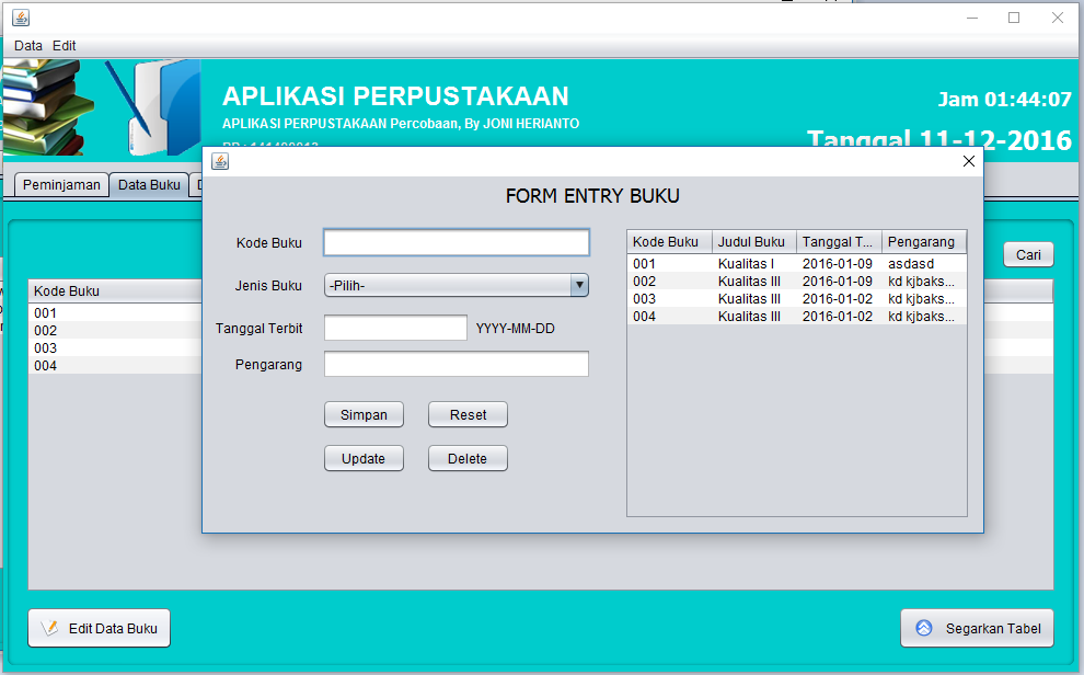 Sorce code invetaris barang netbean Sorce code invetaris barang netbean