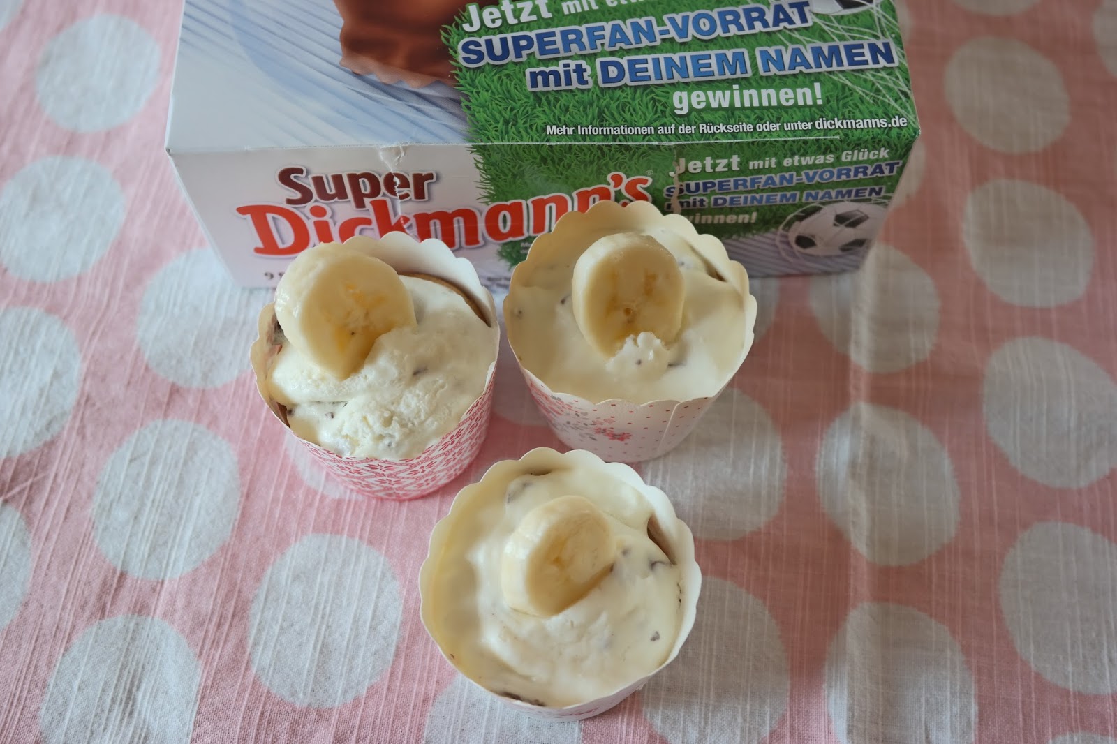 Miss Zuckerfee: Super Dickmann´s Bananen-Cupcakes