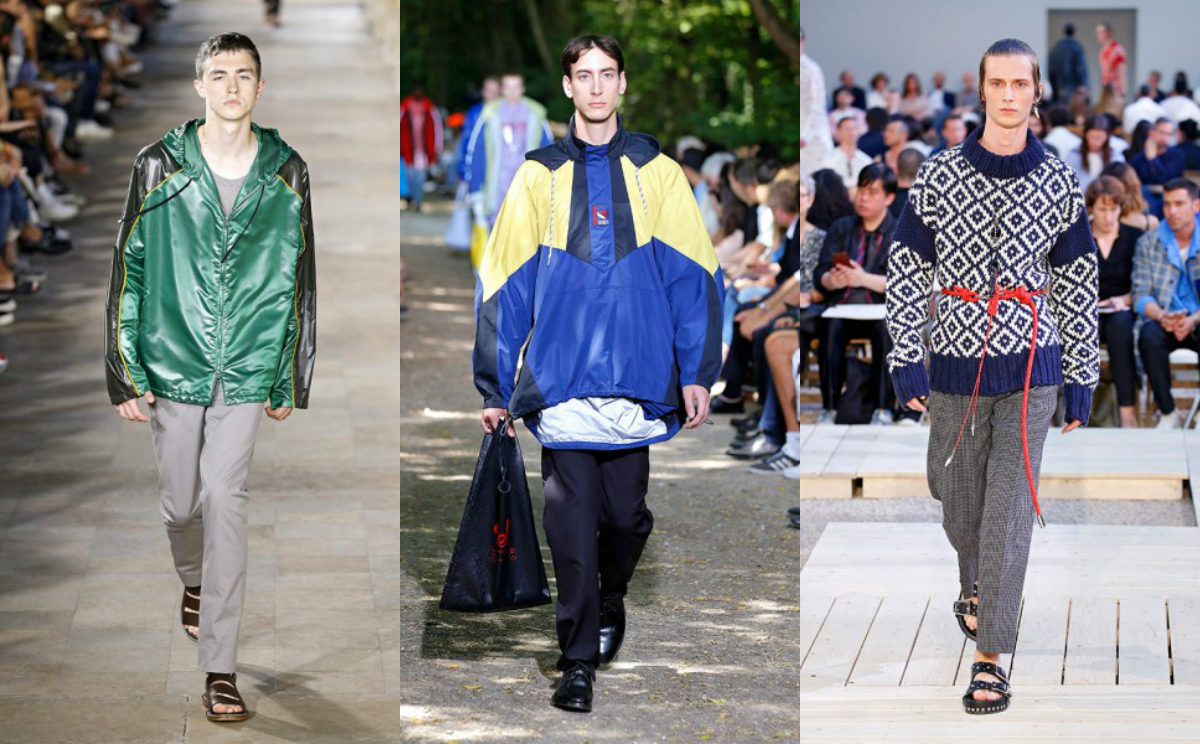 Semana de Moda Masculina de Paris traz roupas largas como tendência. Semana de Moda Masculina de Paris traz roupas largas como tendência.