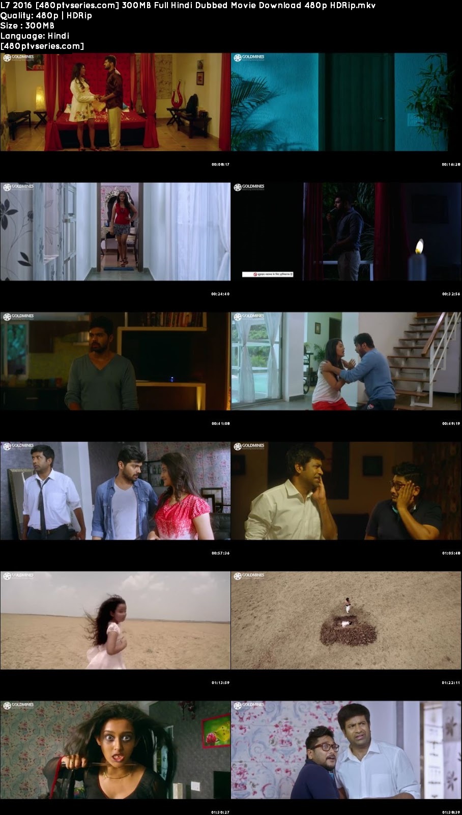 L7 2016 300MB Full Hindi Dubbed Movie Download 480p HDRip