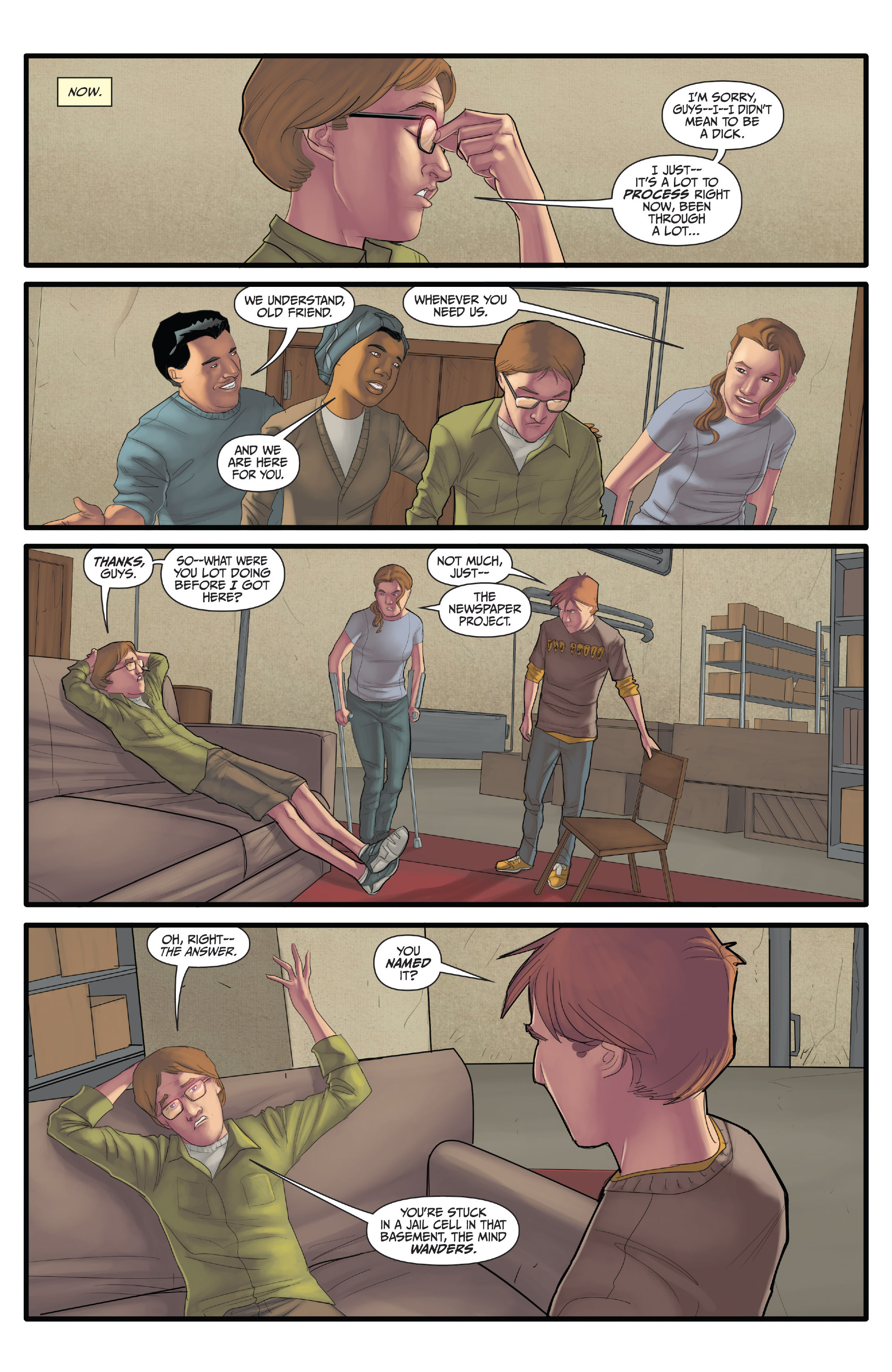 Read online Morning Glories comic -  Issue #36 - 16