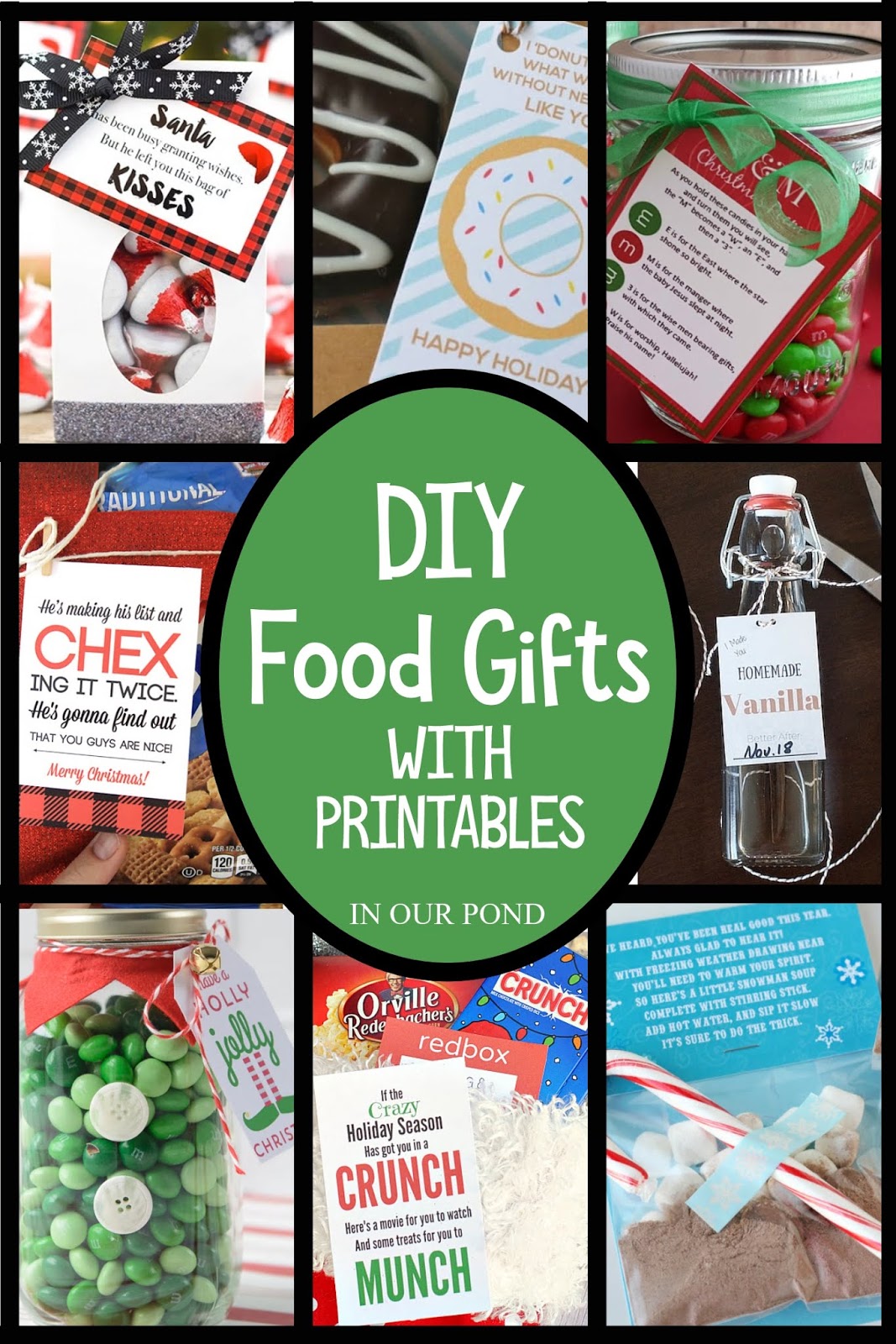 Quick and Easy Food Gifts with Printables (a gift guide roundup)