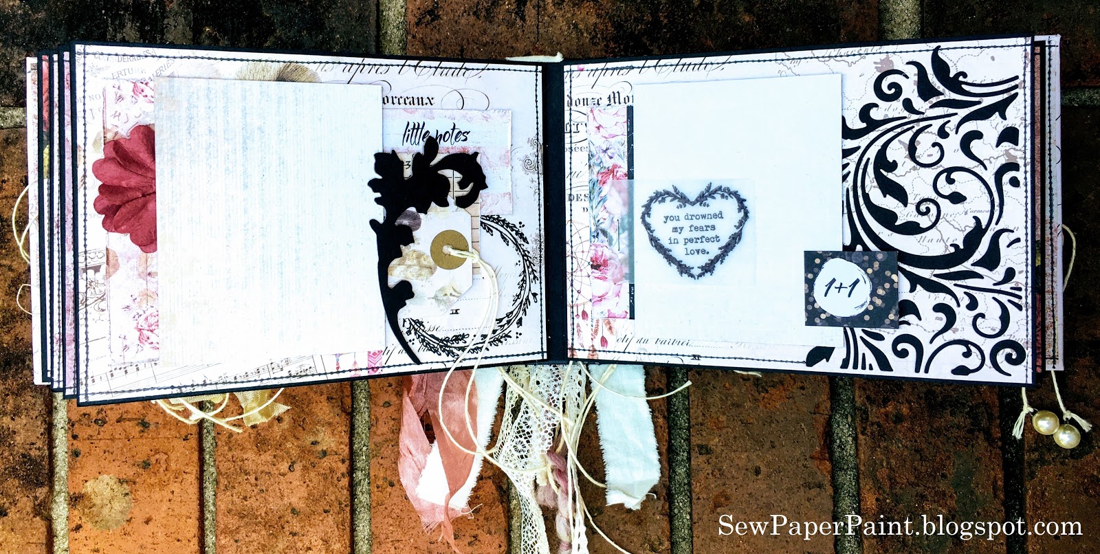 SewPaperPaint: Prima Wild and Free Mini Album Tutorial