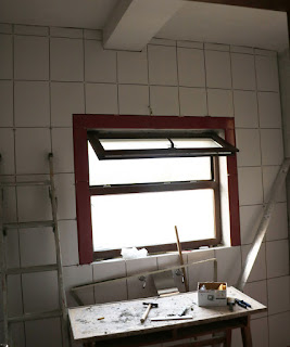 One wall complete including window surround detail One wall complete including window surround detail