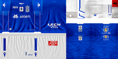 PES 6 Kits Lech Poznań Season 2018/2019 by GoofyOG