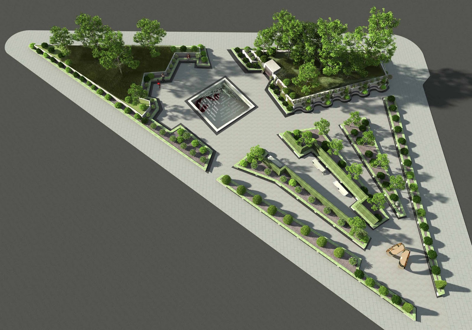 Designalexable Pyramid Park at The Triangle, NYC