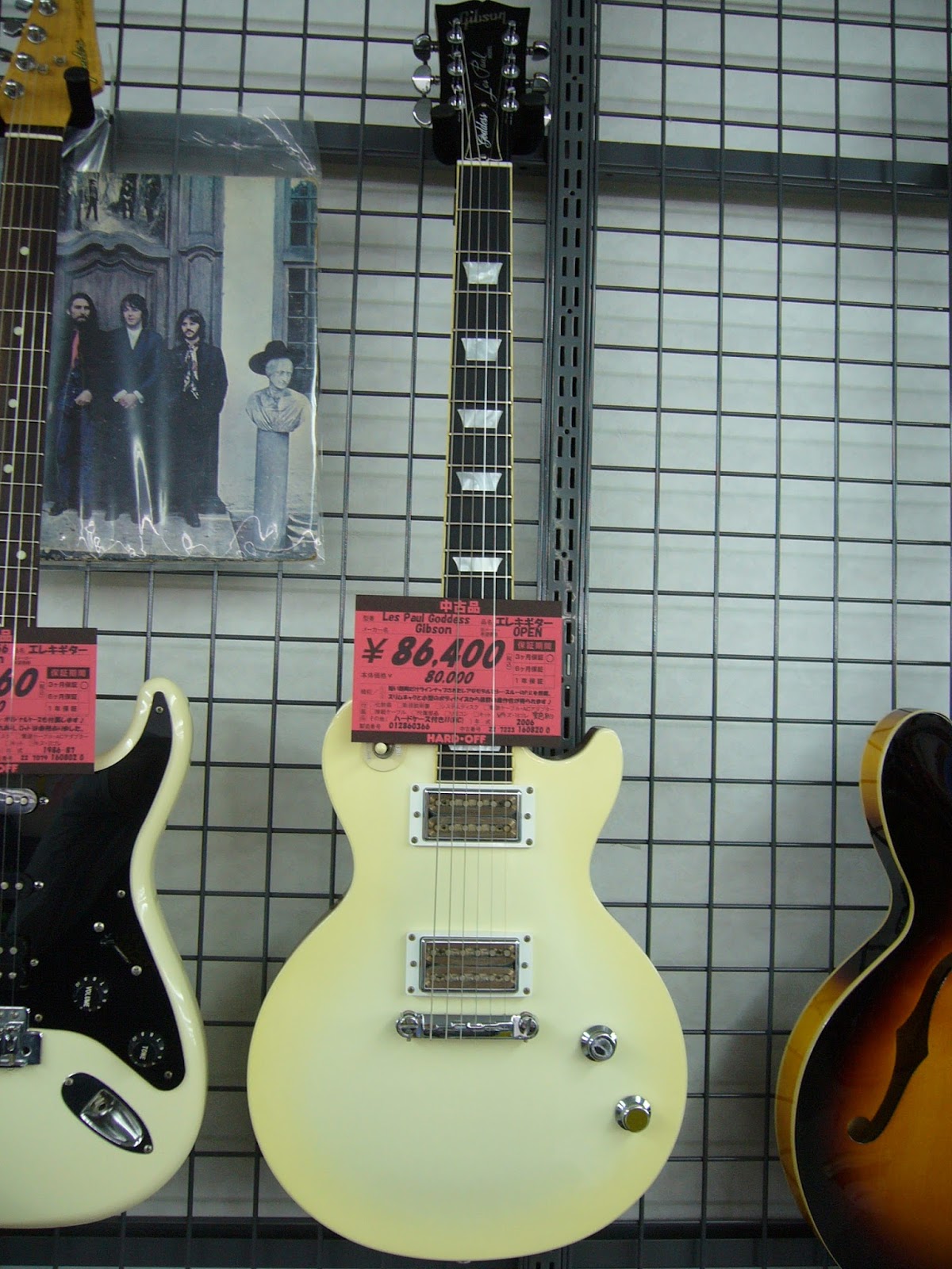 Hard Off東浦店ブログ Gibson Les Paul Goddess ピックアップがシースルーのなかなか珍しいレスポールが入荷です