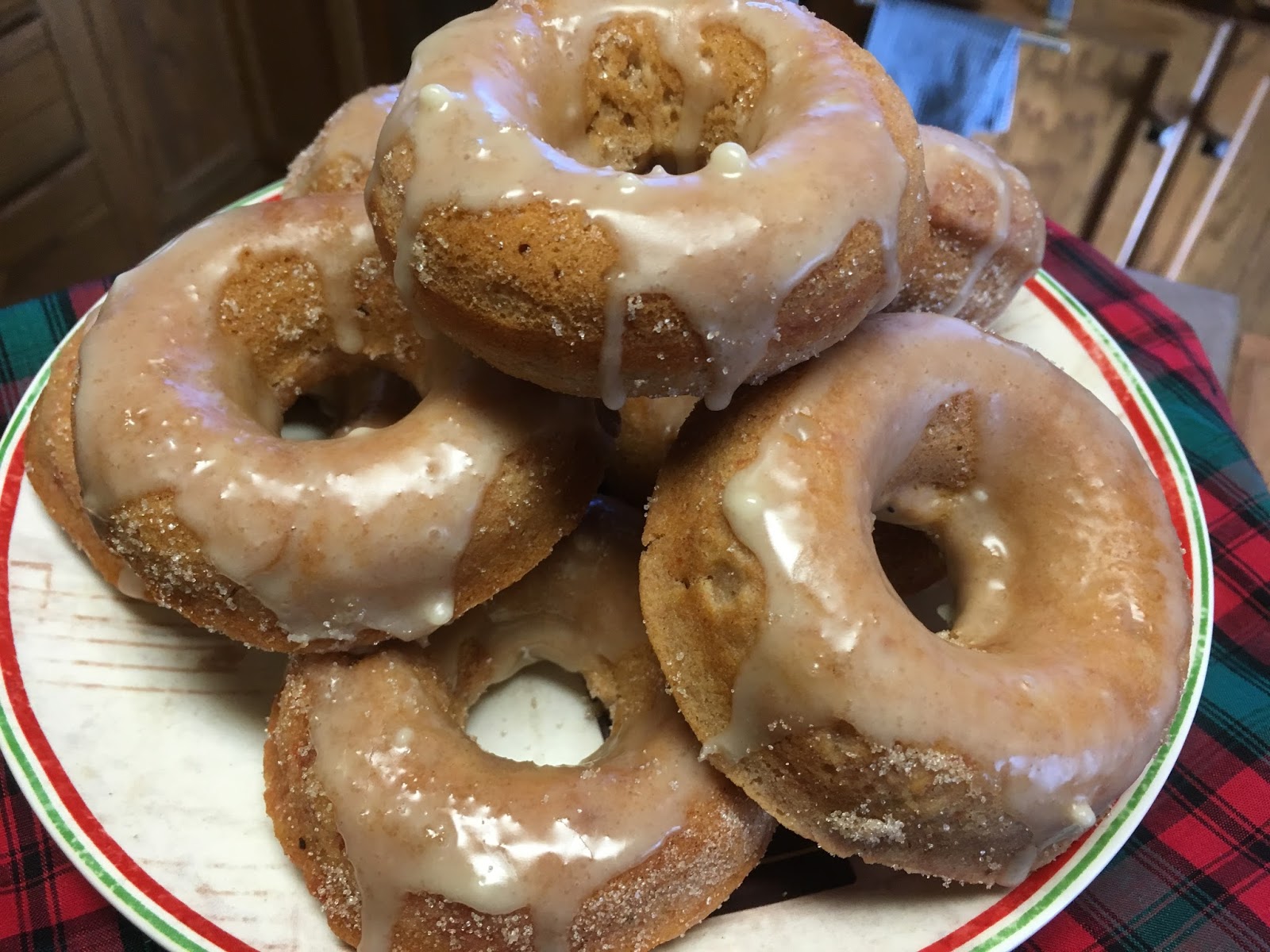 Cooking with Barry & Meta Applesauce Baked Doughnuts with Maple Glaze