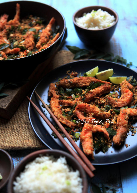 Resep Udang Goreng Oatmeal a la Singapore JTT