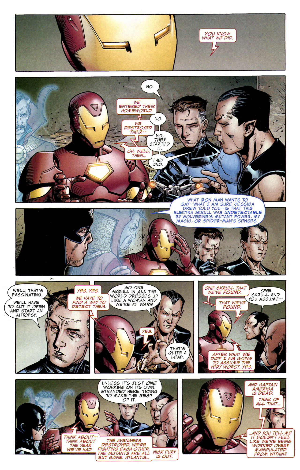 Read online New Avengers: Illuminati (2007) comic -  Issue #5 - 8