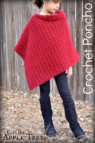 Girl's Poncho by Over The Apple Tree