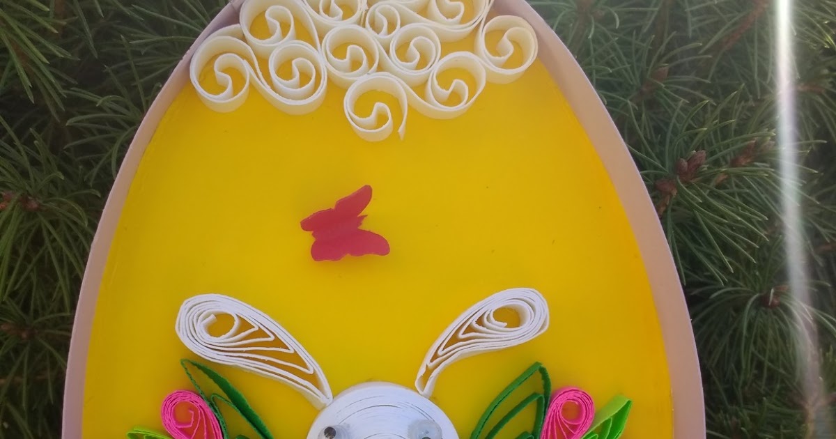 Trupti's Craft Paper Quilling Easter Egg Wall Decoration