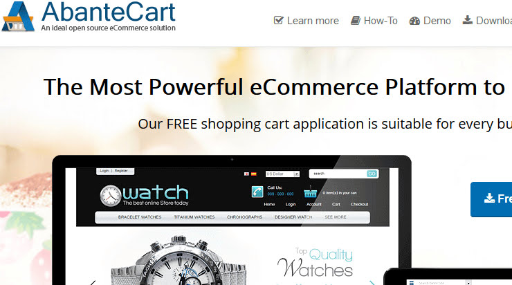 AbanteCart eCommerce software