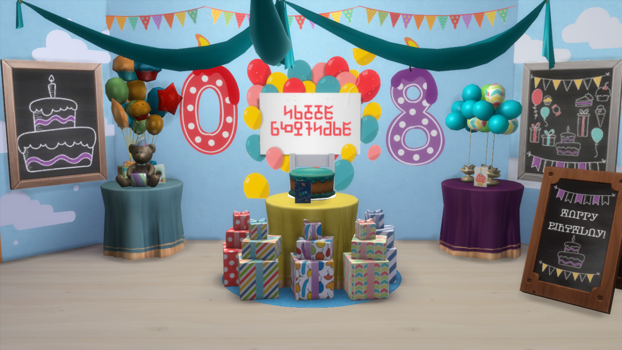 The Sims 4 Birthday Party Set Nathys Sims