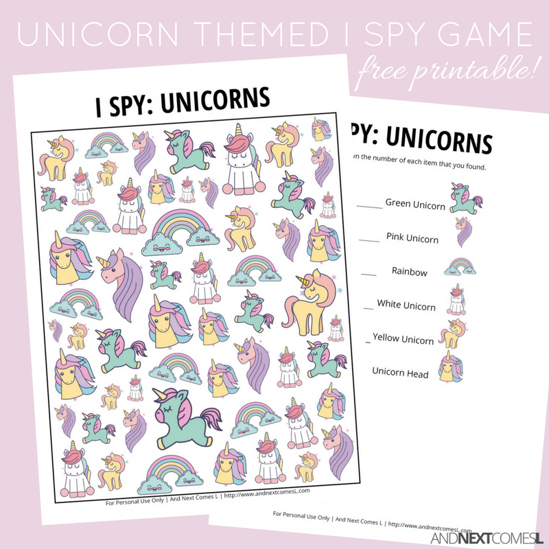 Free Printable Unicorn Bingo Game Free Unicorn Printable Activities  Free Printable Unicorn Bingo Game Free Unicorn Printable Activities