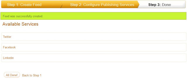 authorizing applications in twitterfeed